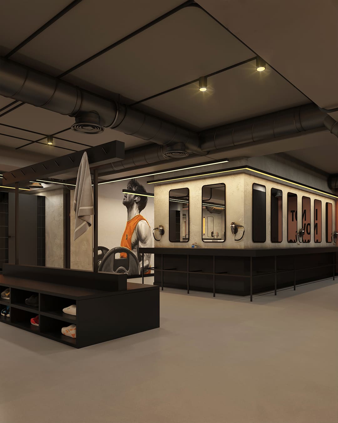 Showroom Gym Design